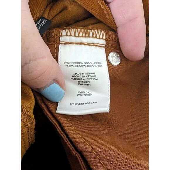 Cabi Button Fly Skinny Micro Corduroy Pants Style 3927 - Size 6 - Picture 9 of 9